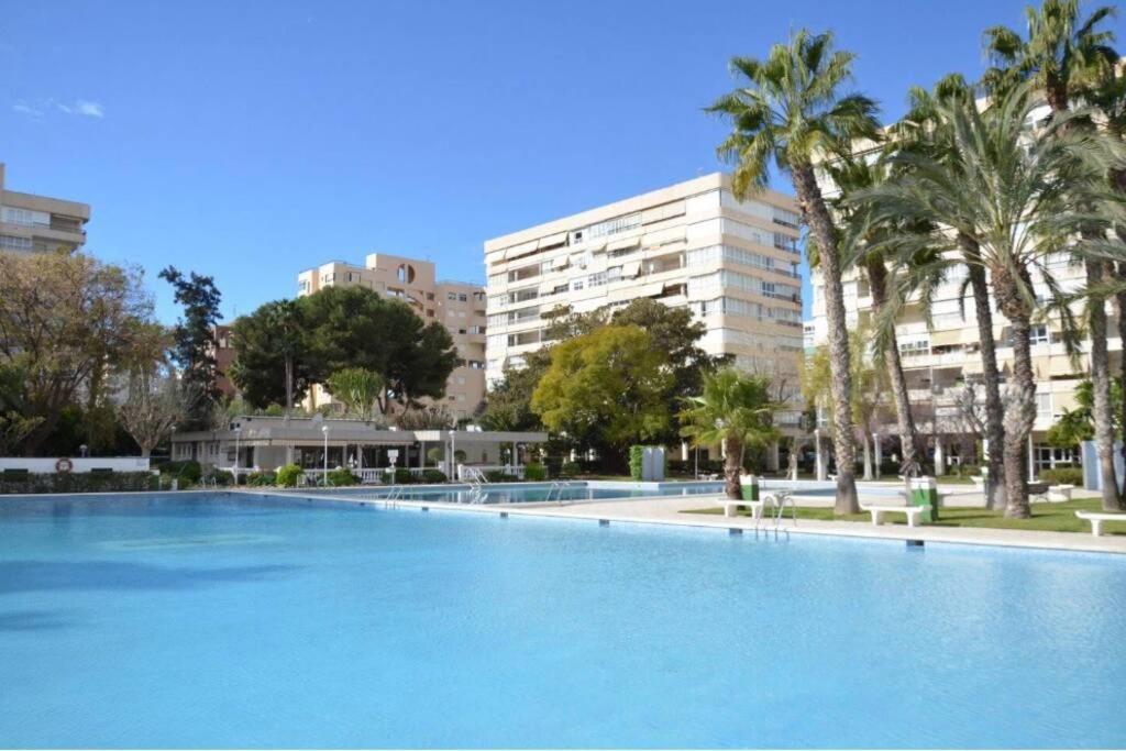 Garden Apartment With Pool And Ac Alicante Bagian luar foto