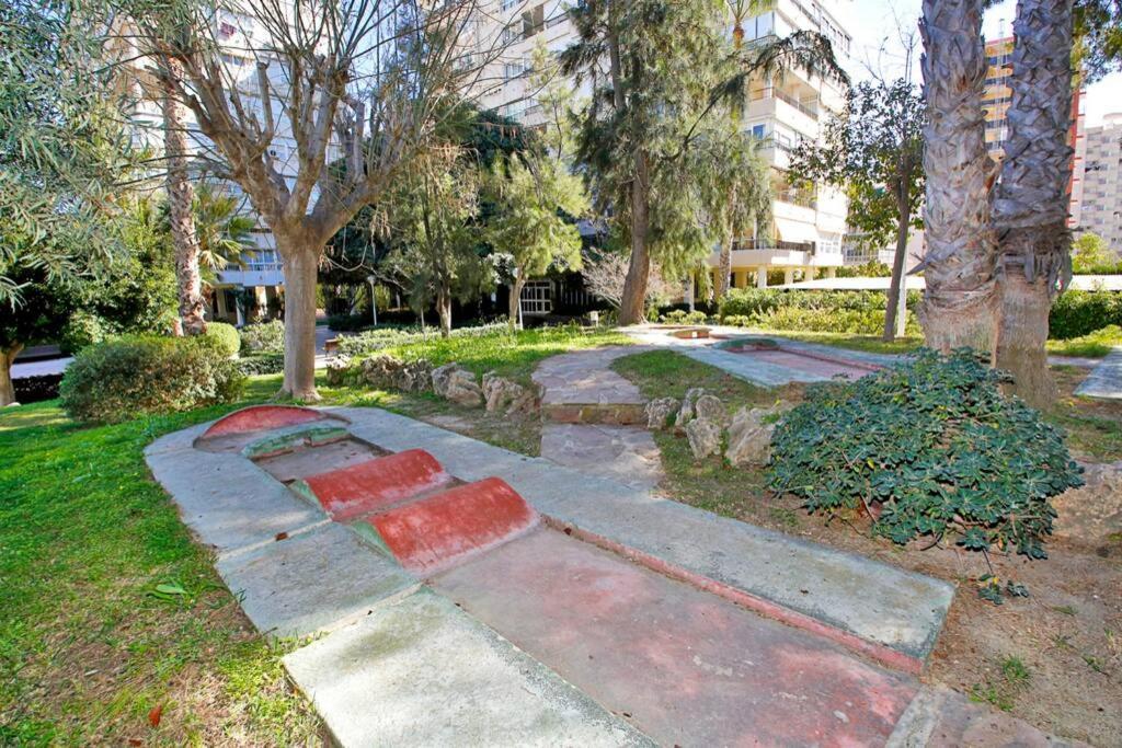 Garden Apartment With Pool And Ac Alicante Bagian luar foto