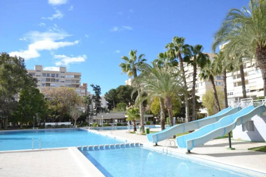 Garden Apartment With Pool And Ac Alicante Bagian luar foto